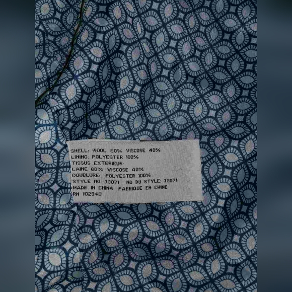 Tulle robin egg blue wool coat - Picture 5 of 11